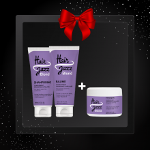 Hair Jazz Blond-Behandlung zur Entfernung von Gelbtönen für blondes Haar + regenerierende Maske als Geschenk